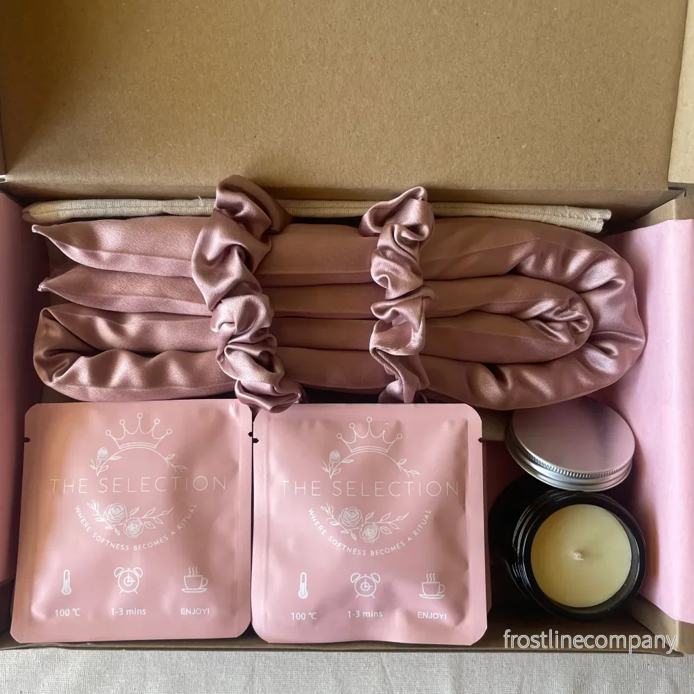 The Glow Ritual|30 Momme Silk Heatless Curler Set,Botanical Infusions &Candle