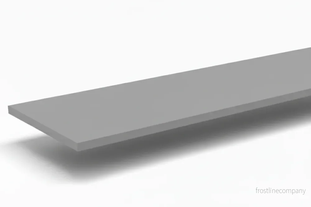 Melaminhylla, rak, mörkgrå, 18 mm. 100 x 39 cm.