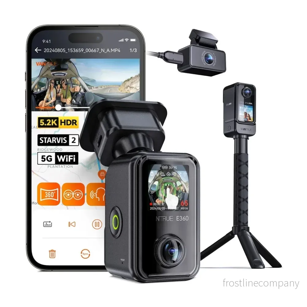 Vantrue E360 Ace Cloud 5K 3CH Wifi GPS 360-graders dashcam Vantrue E360 Ace Cloud 5K 3CH Wifi GPS 360-graders dashcam