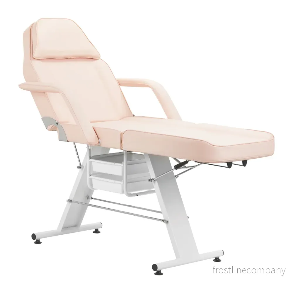 Behandlingsstol Basic 202 med brickor - Rosa - Bild 2