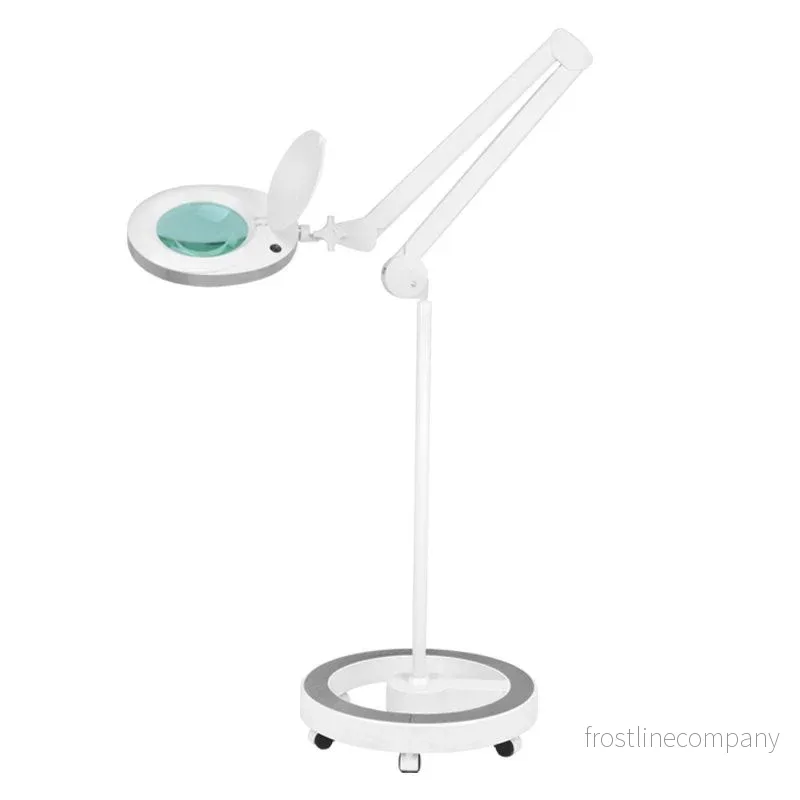 Förstoringslampa LED Elegante 6025 Vit 5D på fot Förstoringslampa LED Elegante 6025 Vit 5D på fot