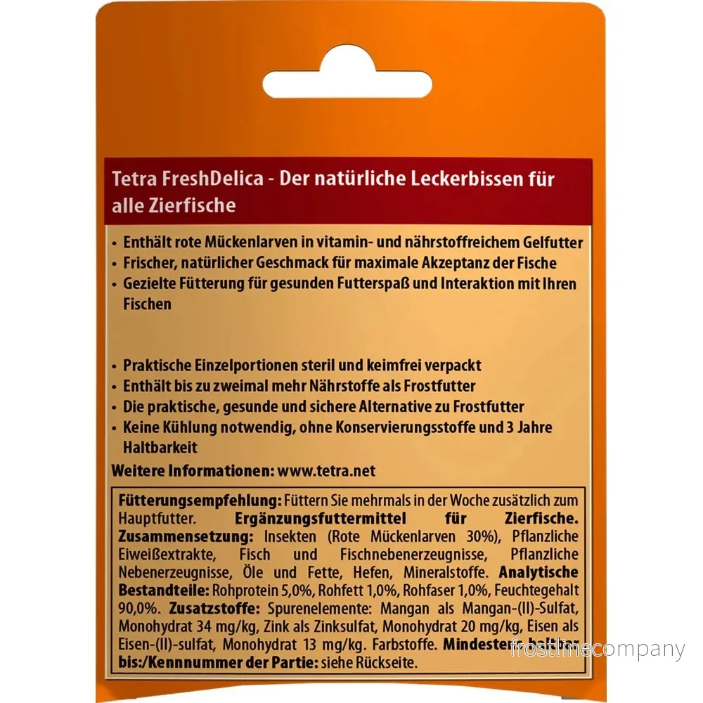 Tetra FreshDelica Bloodworms 48g - Bild 3