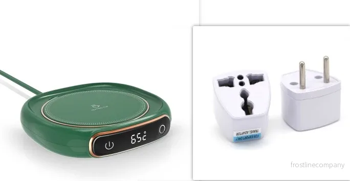 Smart Kaffewärmare - Muggvärmare Platta med LED Display 65°C - USB Coaster - Bild 3