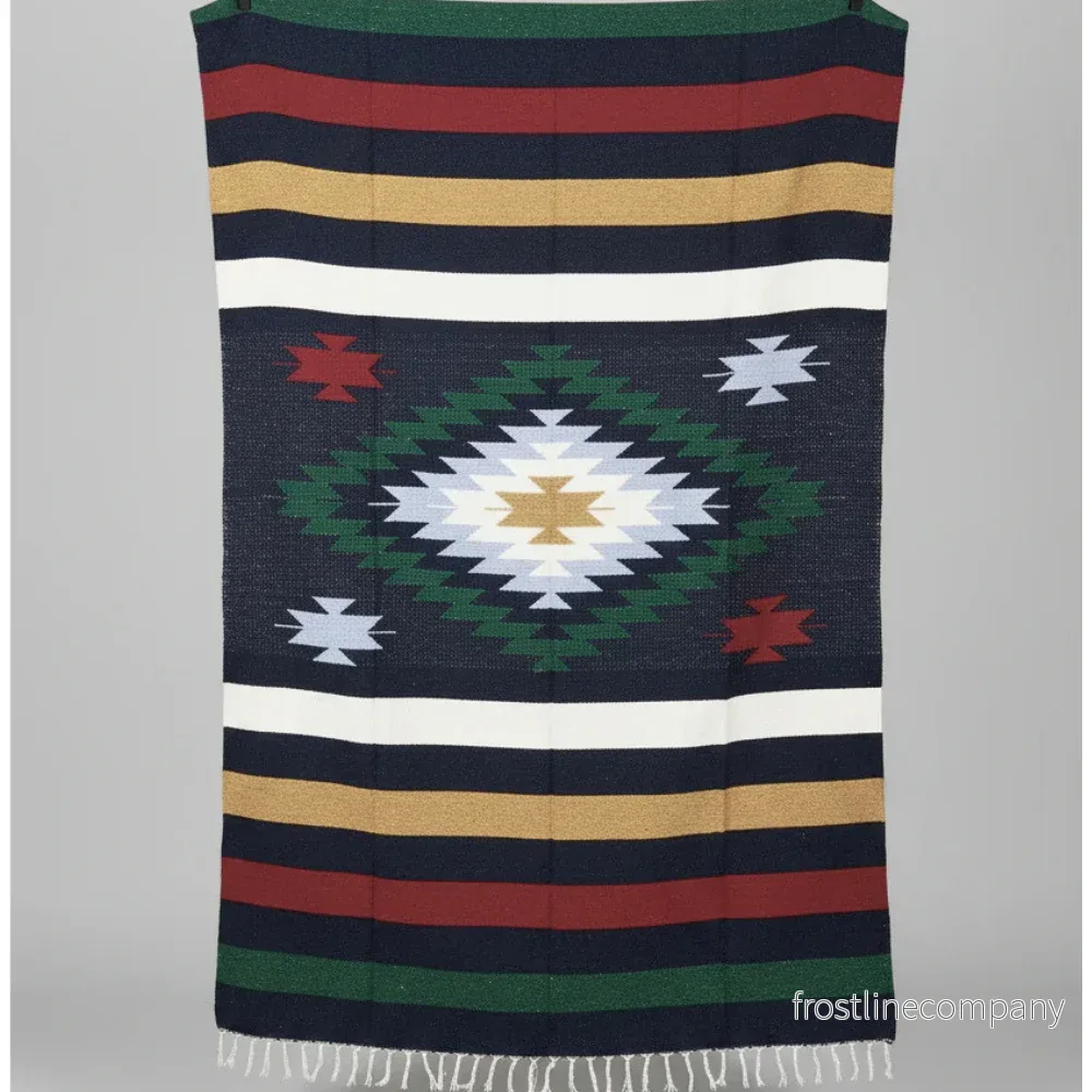 Mexican Diamond Blanket Cabo Azul Mexican Diamond Blanket Cabo Azul