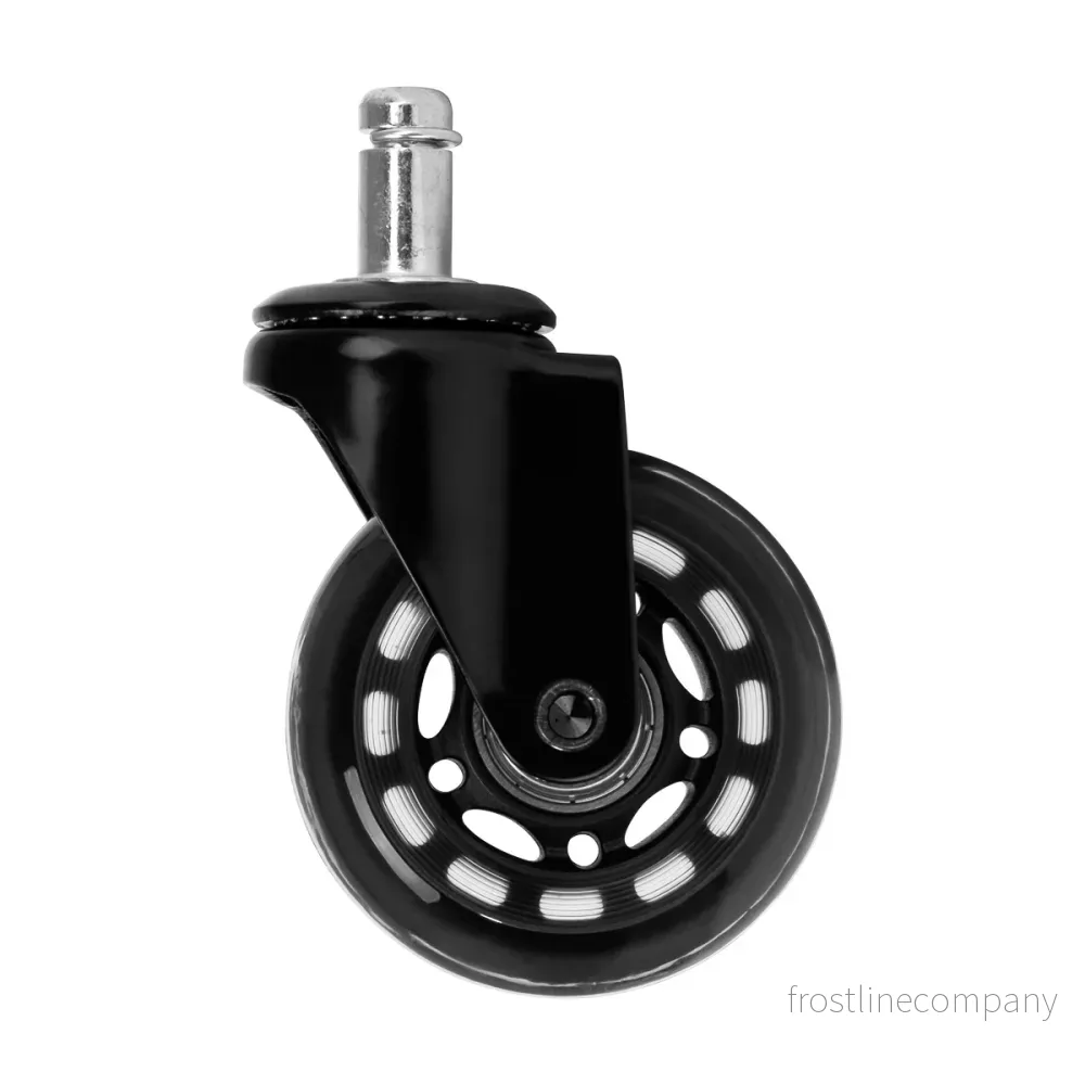 Hjulsats Taburett Roll Speed Svart 5 st. - Bild 3