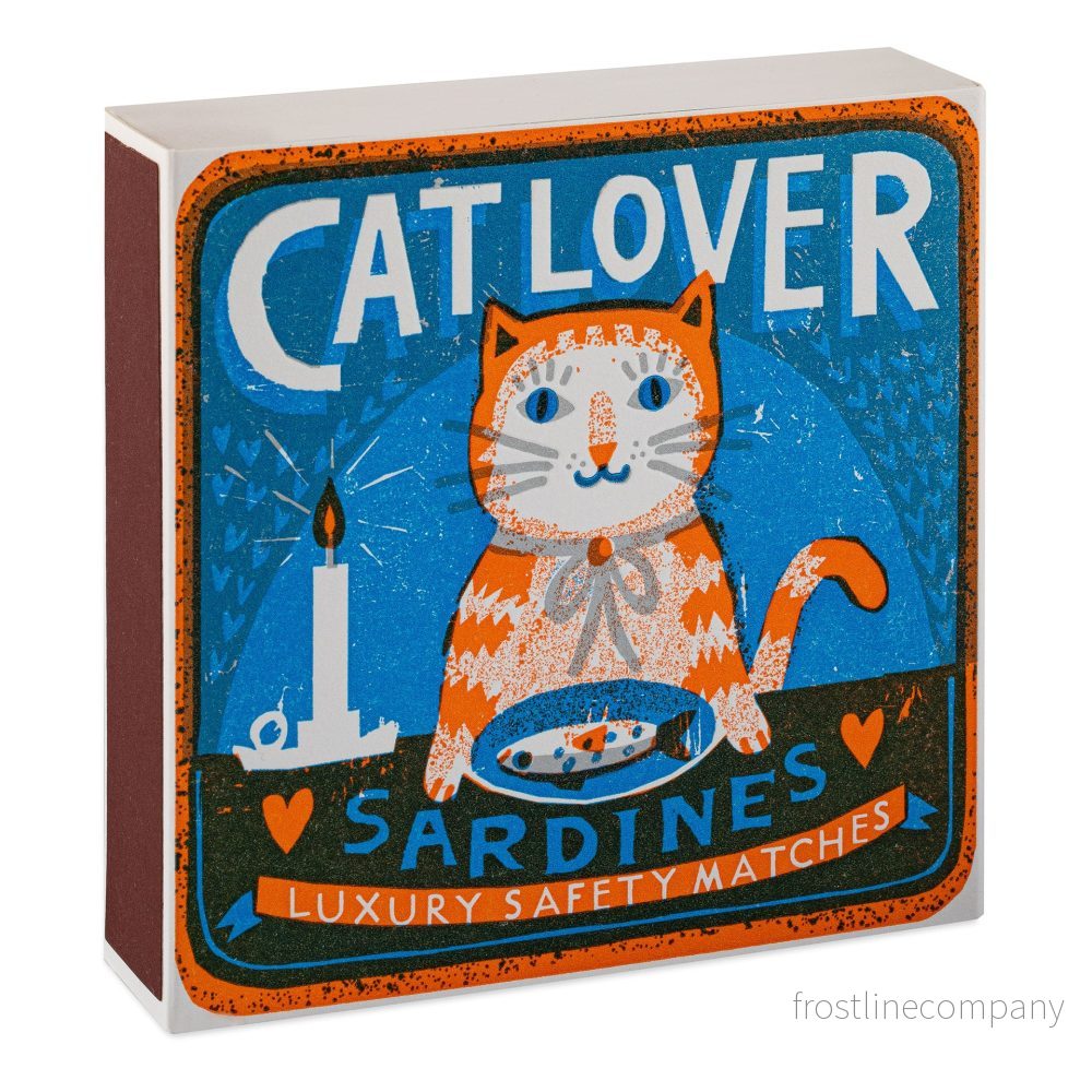 Tändstickor Archivist - Cat lover sardines - Bild 2