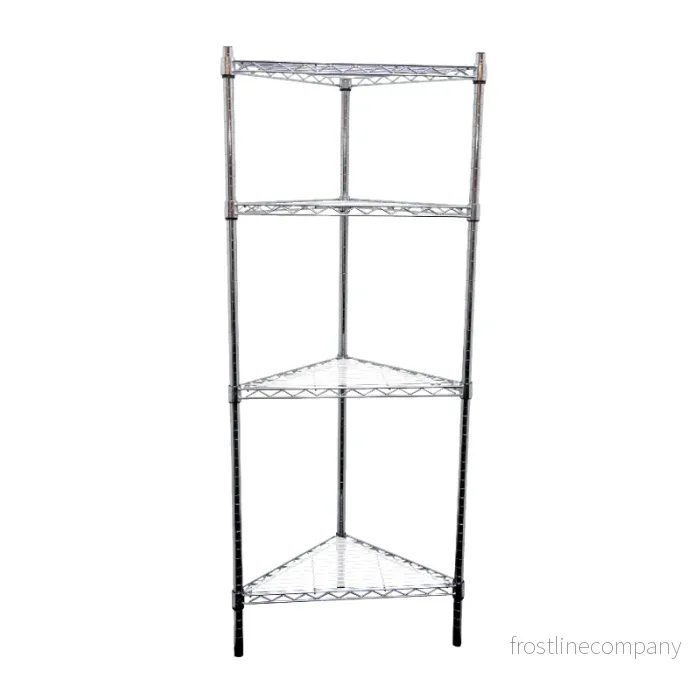 Hylla, triangelform, med 3 hyllplan. 90 x 36 x 36 cm utan logo.