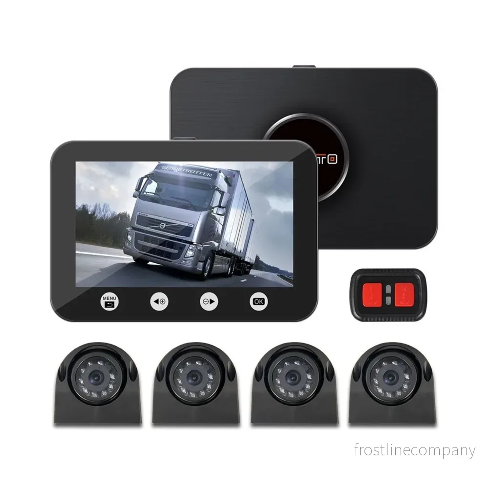Motocam C4.3 4CH VGA dashcam för lastbil Motocam C4.3 4CH VGA dashcam för lastbil