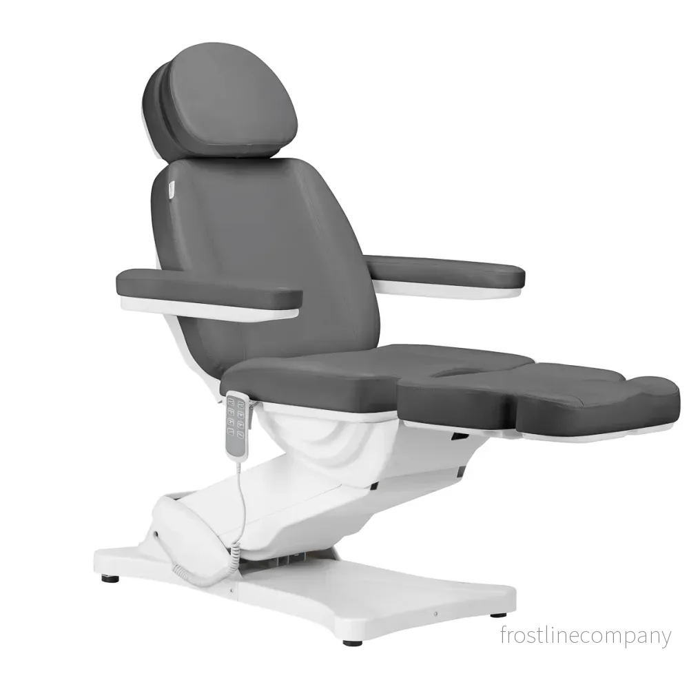Elektrisk behandlingsstol Sillon Classic 4 motorer med tilt - Grå - Bild 3