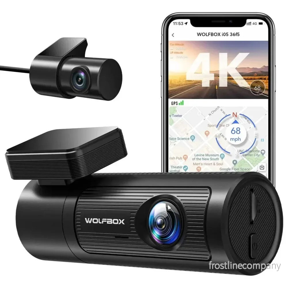 Wolfbox i05 4K Wifi GPS 2CH 32gb dashcam Wolfbox i05 4K Wifi GPS 2CH 32gb dashcam