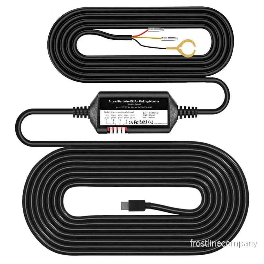 Nanocam NH03 hardwire kit USB-C 3-wire