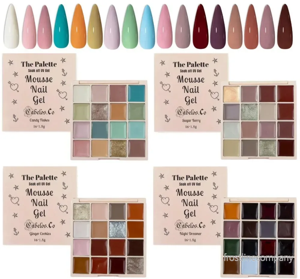 Gel Nagellack Palett – Mousse UV Gellack - Bild 2