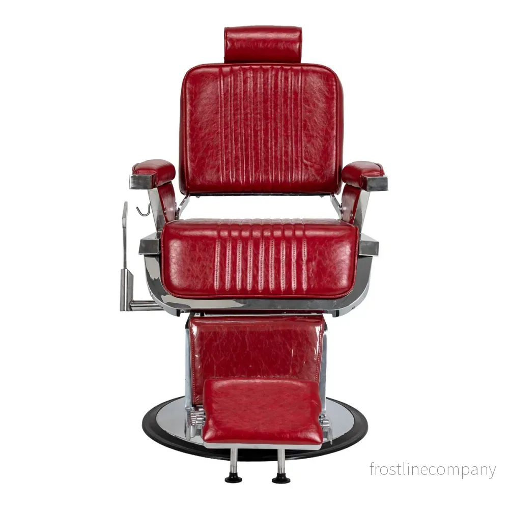 Barberstol Gabbiano Royal X - Röd - Bild 2