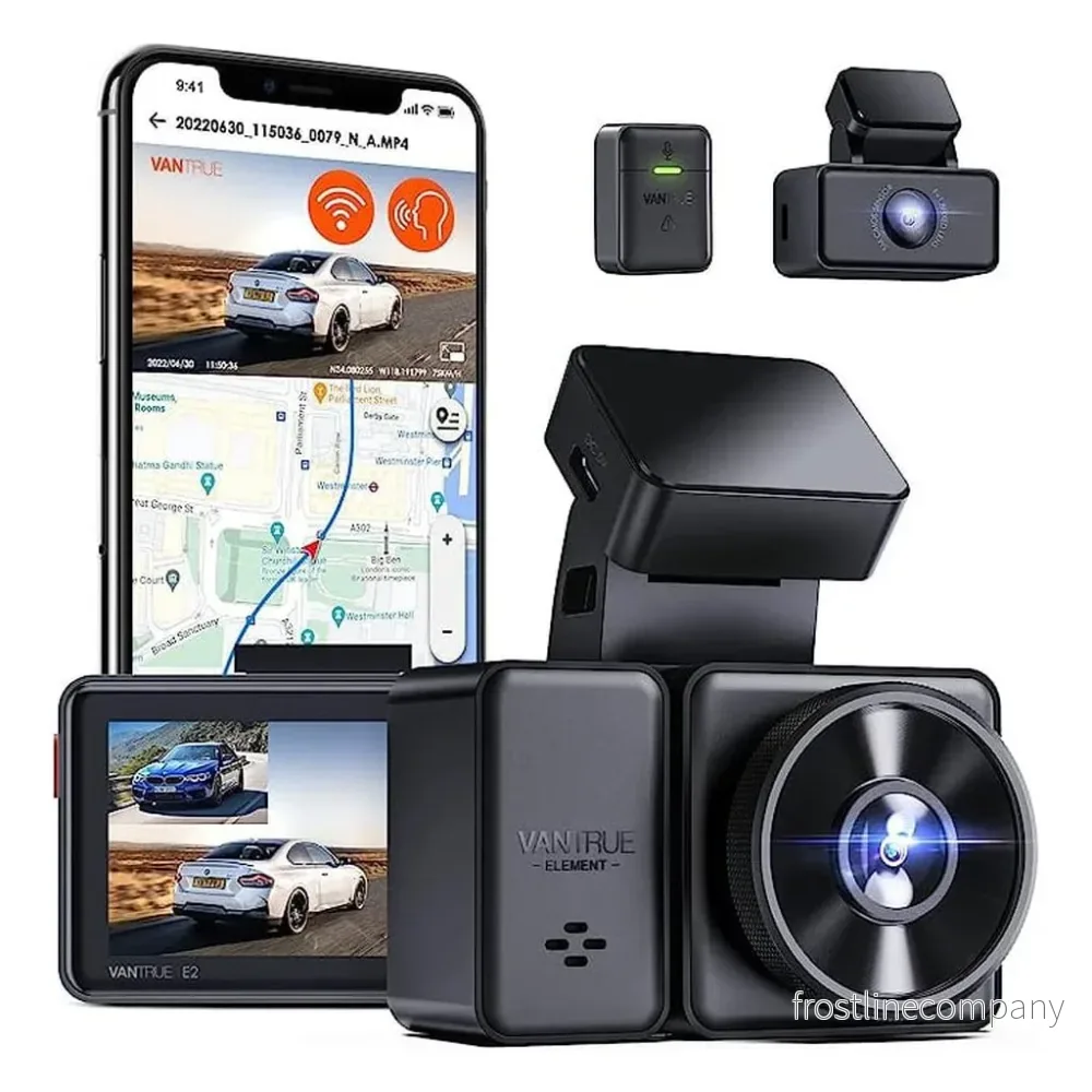 Vantrue E2 Dual 2K QuadHD Wifi GPS dashcam - Bild 2