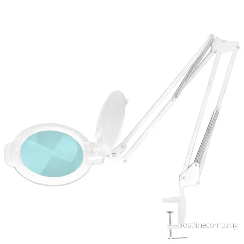 Förstoringslampa LED 5D med bordsfäste Glow Moonlight 8012 Vit Förstoringslampa LED 5D med bordsfäste Glow Moonlight 8012 Vit