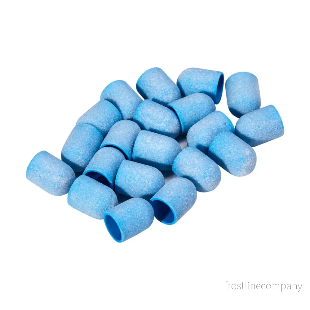 Exo Slipkappa Rund Med 10 mm Blå Extra Fin #220 till nagelslip – 20-pack Exo Slipkappa Rund Med 10 mm Blå Extra Fin #220 till nagelslip – 20-pack