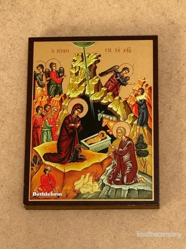Ikon på Jesu födelse Ikon på Jesu födelse