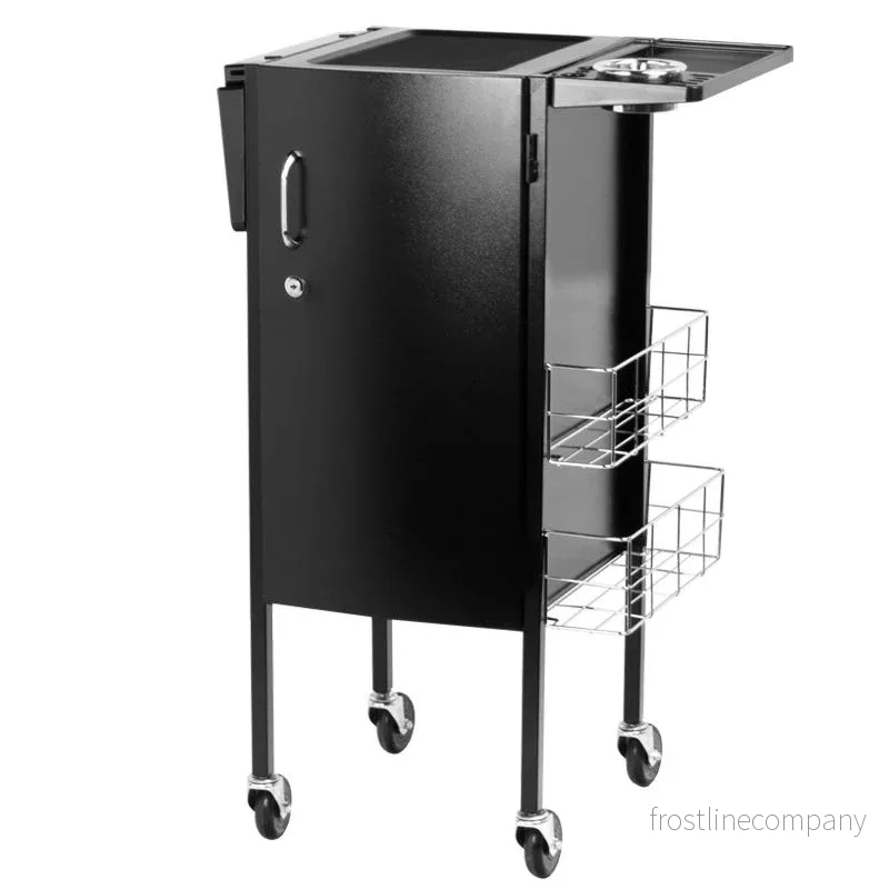 Låsbar frisörvagn Gabbiano Deluxe 500 Svart - Bild 2