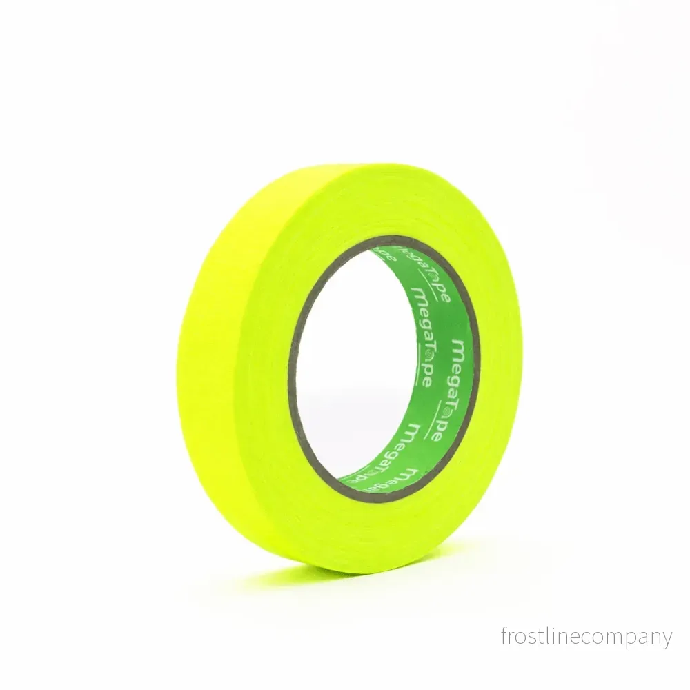 24x MegaTape UT120 · skrivbar · fluor-gaffatejp · 25 mm x 25 m · Gul 24x MegaTape UT120 · skrivbar · fluor-gaffatejp · 25 mm x 25 m · Gul