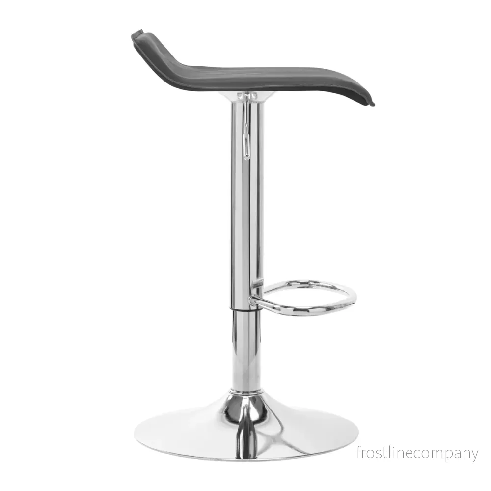 Barstol med ryggstöd QS-B08 Grå - Justerbar - Bild 2
