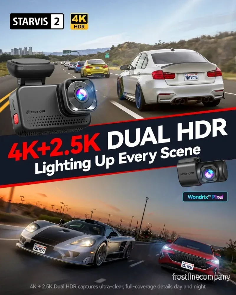 Redtiger ViewClear 70 4K Touch wifi GPS 2CH 128 GB dashcam - Bild 2