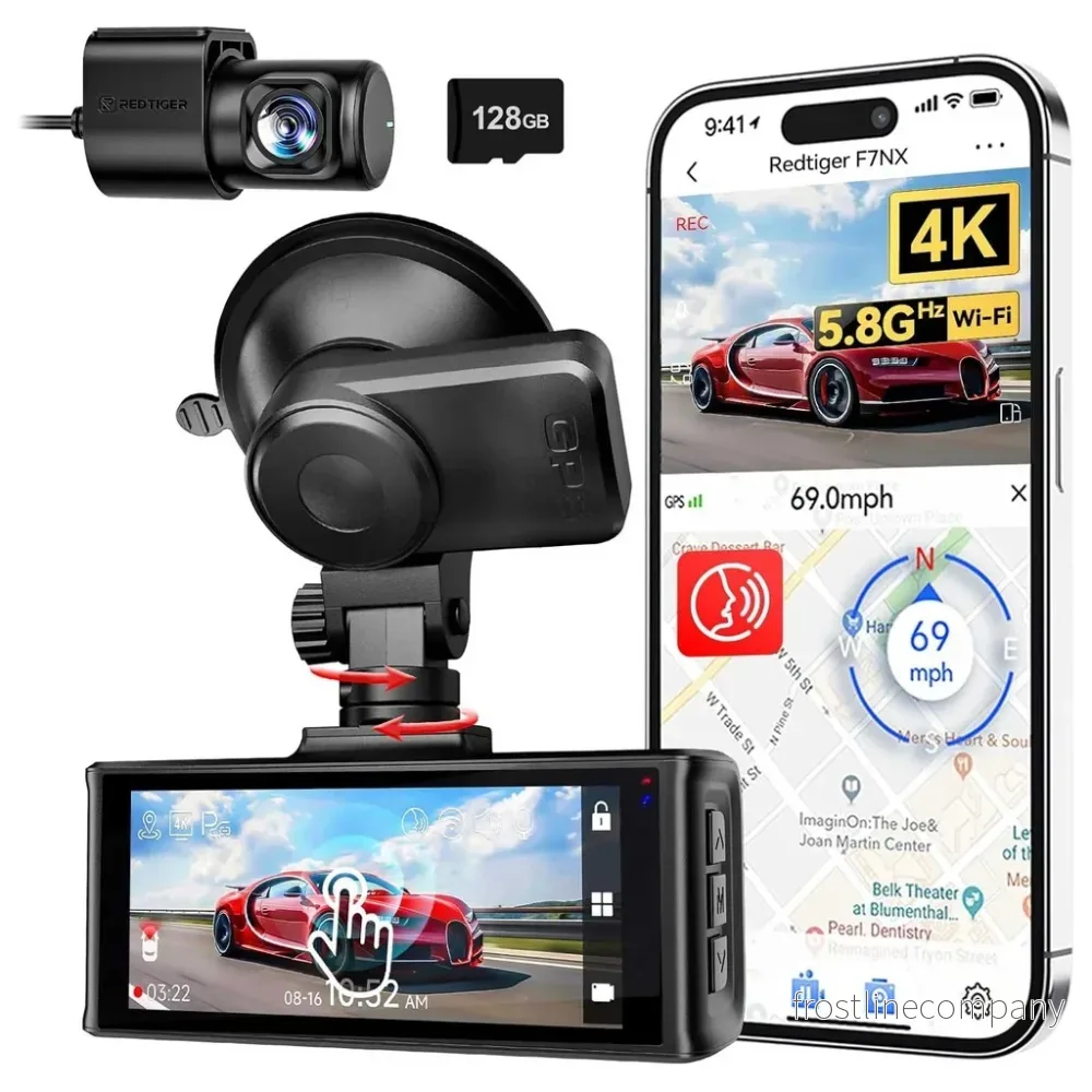 Redtiger F7NX 4K Touch Wifi GPS 2CH 128gb dashcam Redtiger F7NX 4K Touch Wifi GPS 2CH 128gb dashcam