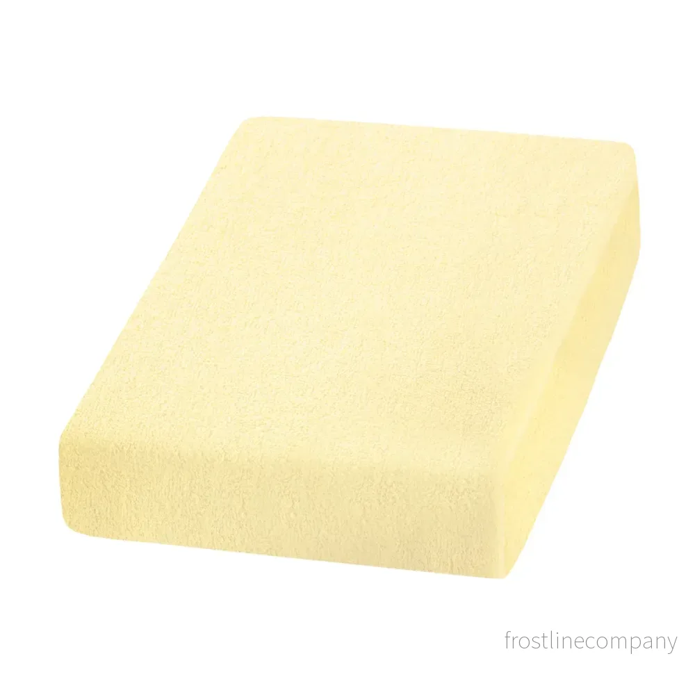 Bänkskydd frotté för behandlingsstol 190×60 cm – Gul Bänkskydd frotté för behandlingsstol 190×60 cm – Gul