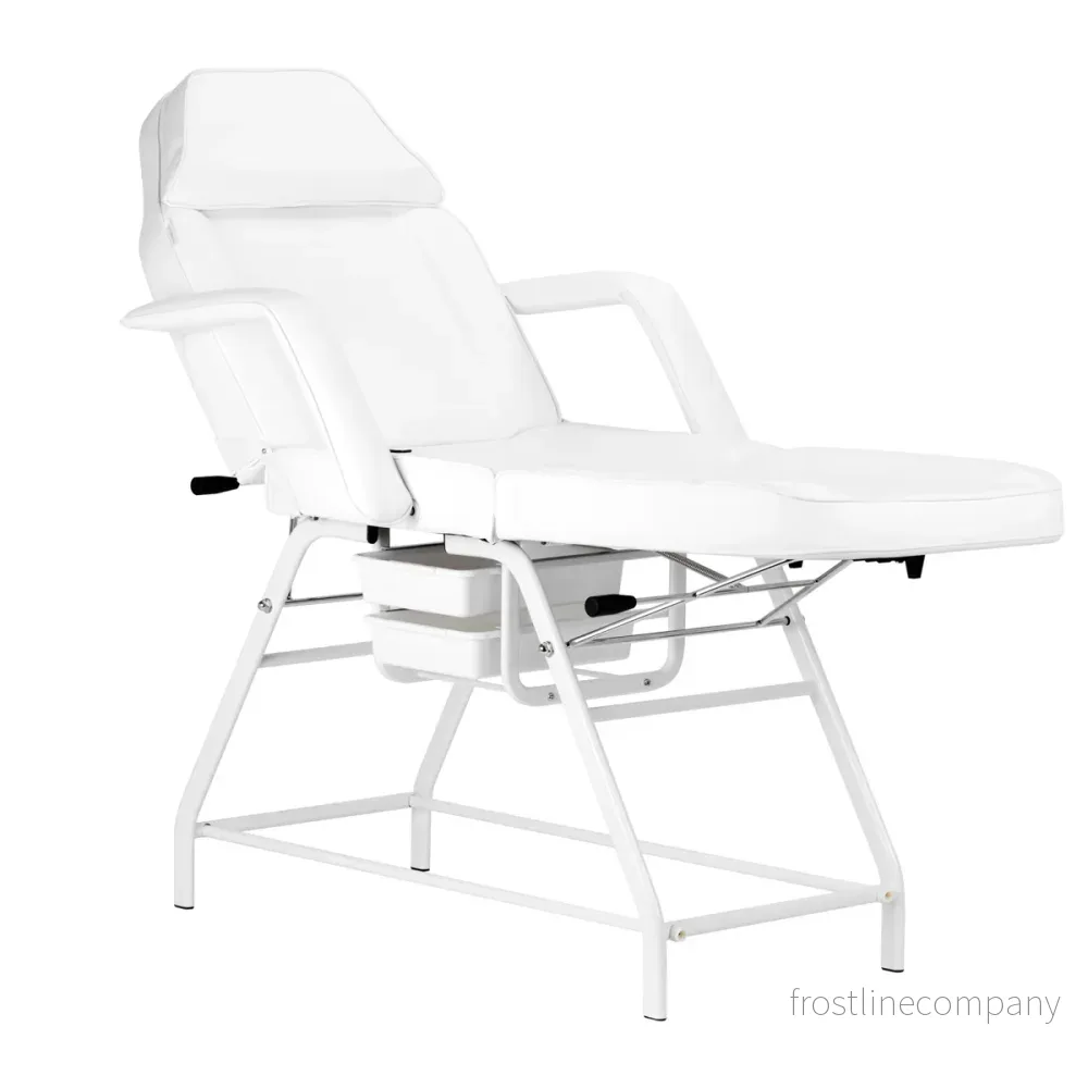 Behandlingsstol 557A med brickor - Vit - Bild 2