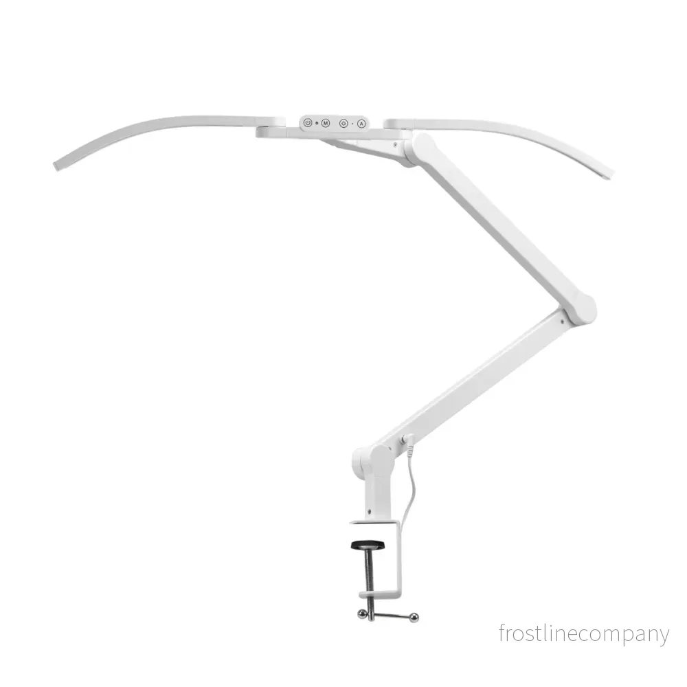 LED-lampa Glow L05 med klämma, vit - Nagellampa bord - Bild 2
