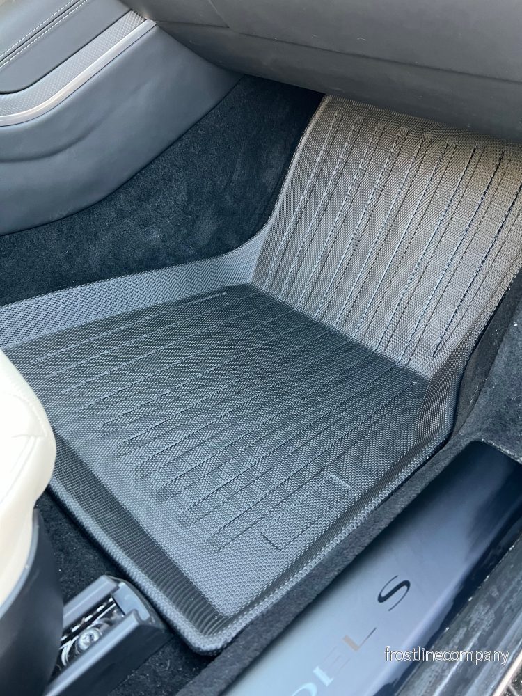 Tesla Model S – formgjutna golvmattor - Bild 3