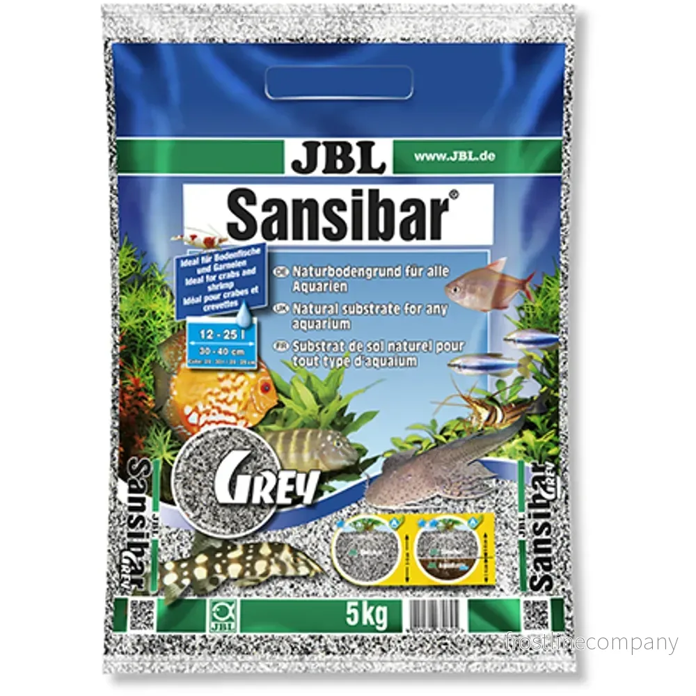 JBL Sansibar Grey – Neutralgrå och finkornig akvariesand (5–10kg) JBL Sansibar Grey – Neutralgrå och finkornig akvariesand (5–10kg)