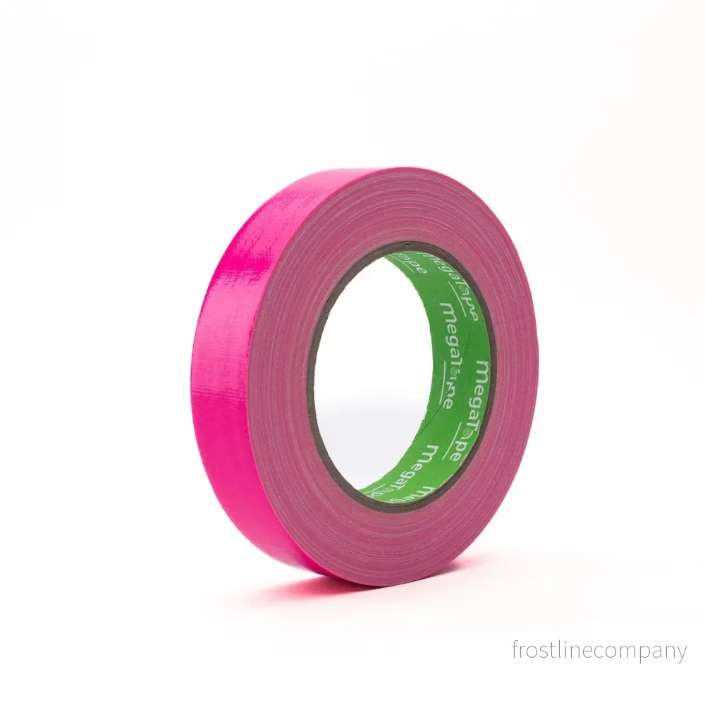 24x MegaTape UT70 · fluor-gaffatejp · 25 m på rulle · 25 mm · rosa - Bild 2