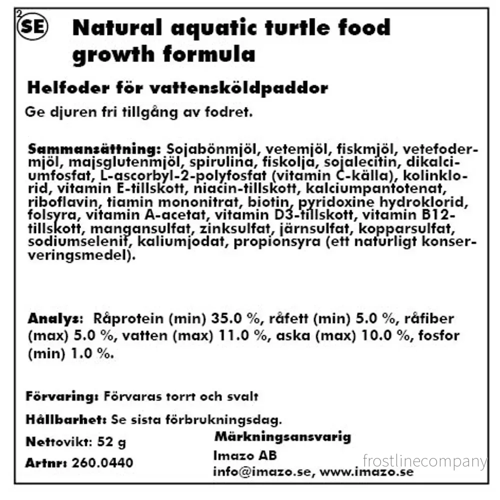 ZooMed Natural Aquatic Turtle Food Growth Formula - Bild 3
