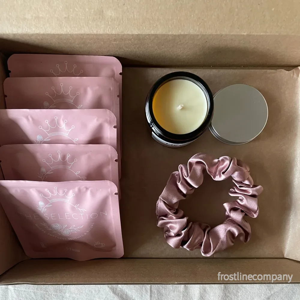 The First Ritual|30 Momme Silk Scrunchie, Botanical Infusions &Candle The First Ritual|30 Momme Silk Scrunchie, Botanical Infusions &Candle