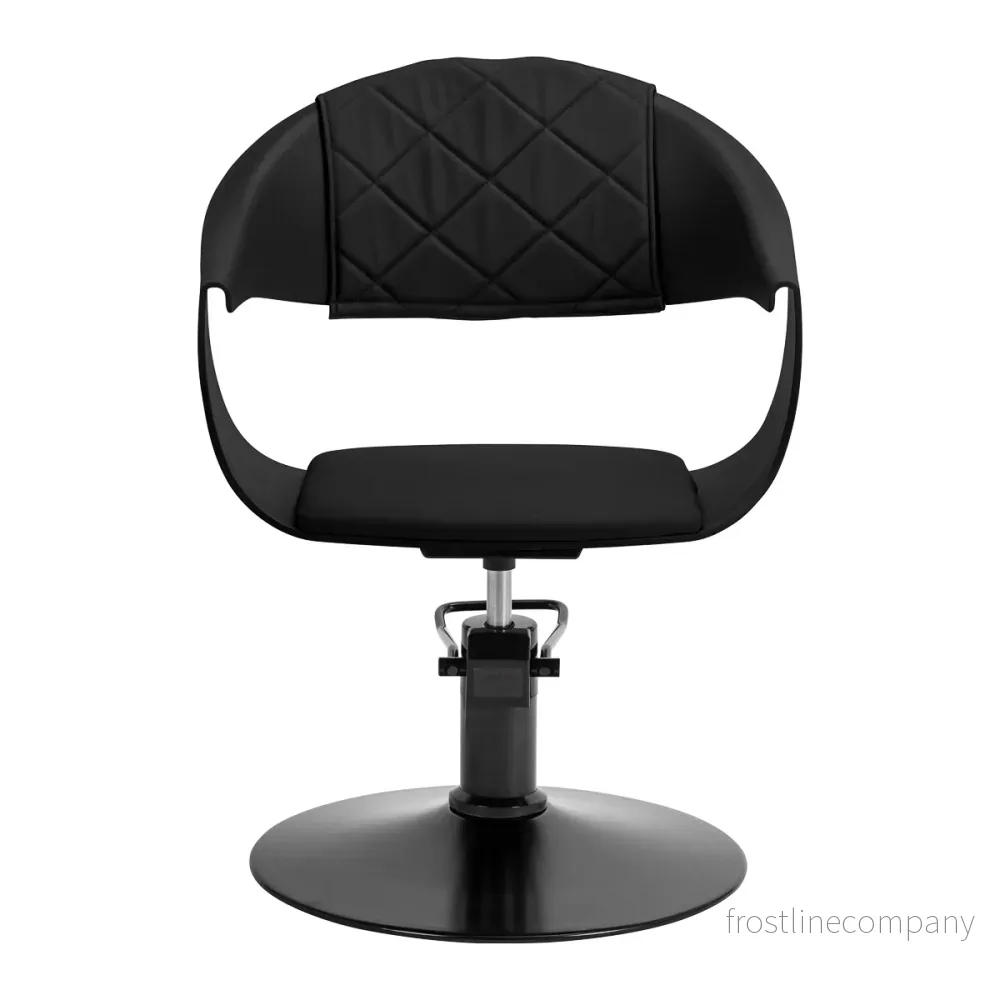 Frisörstol Hair System Halo Noir Svart - Bild 2