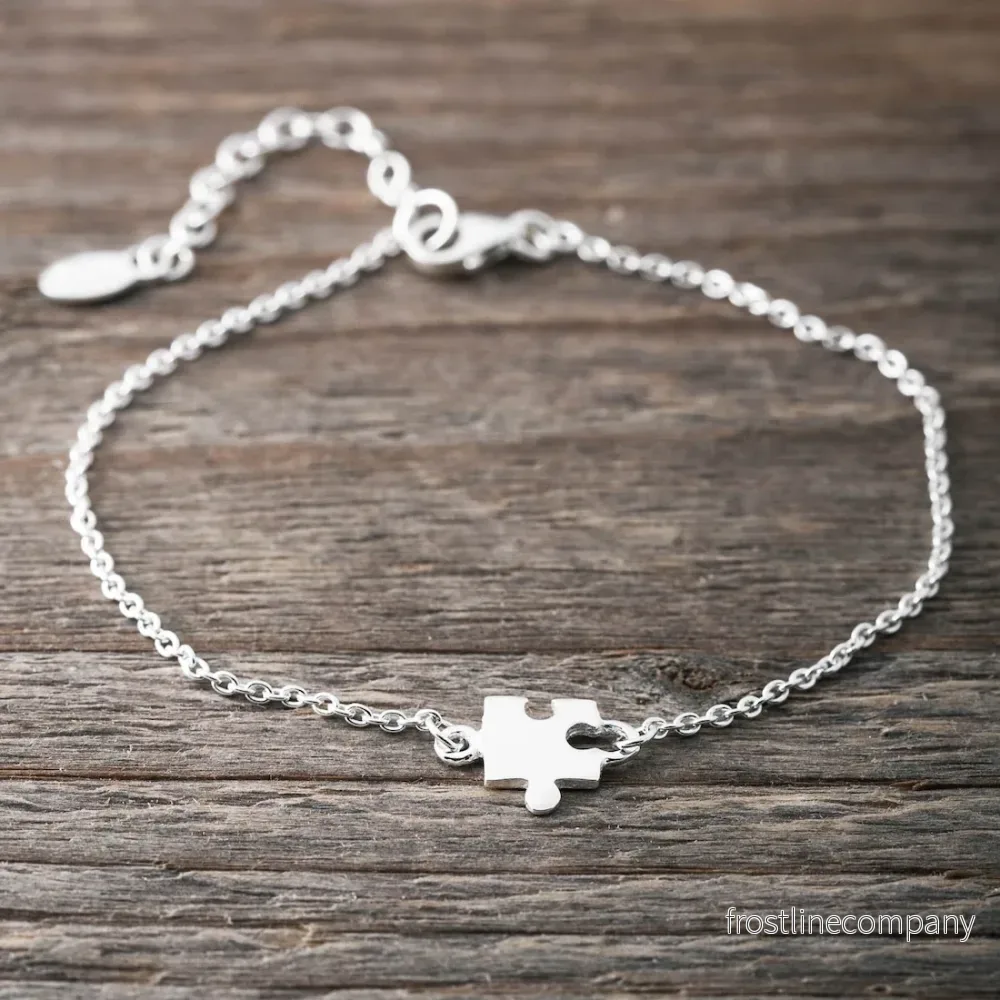 Armband pusselbit silver Armband pusselbit silver