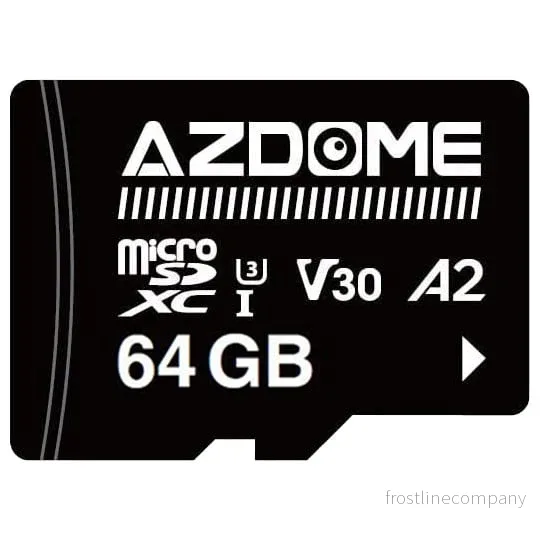AZDome 64 gb U3 V30 A2 Micro SDXC-kort