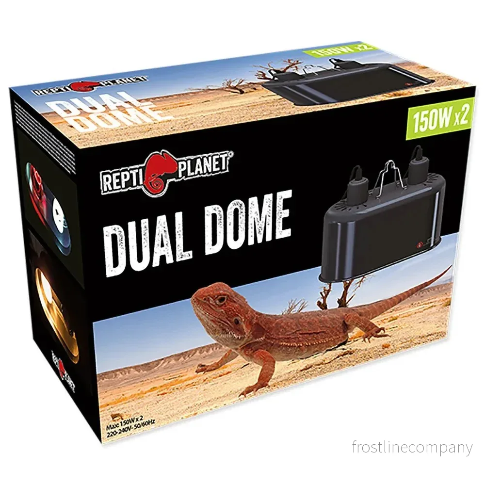 ReptiPlanet Dual Dome 2×150W – Dubbel lamphållare med keramisk sockel ReptiPlanet Dual Dome 2×150W – Dubbel lamphållare med keramisk sockel