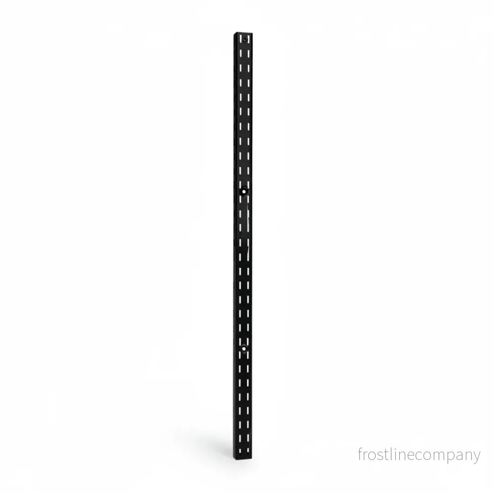 Väggskena – Superskinne H214 cm – svart Väggskena – Superskinne H214 cm – svart