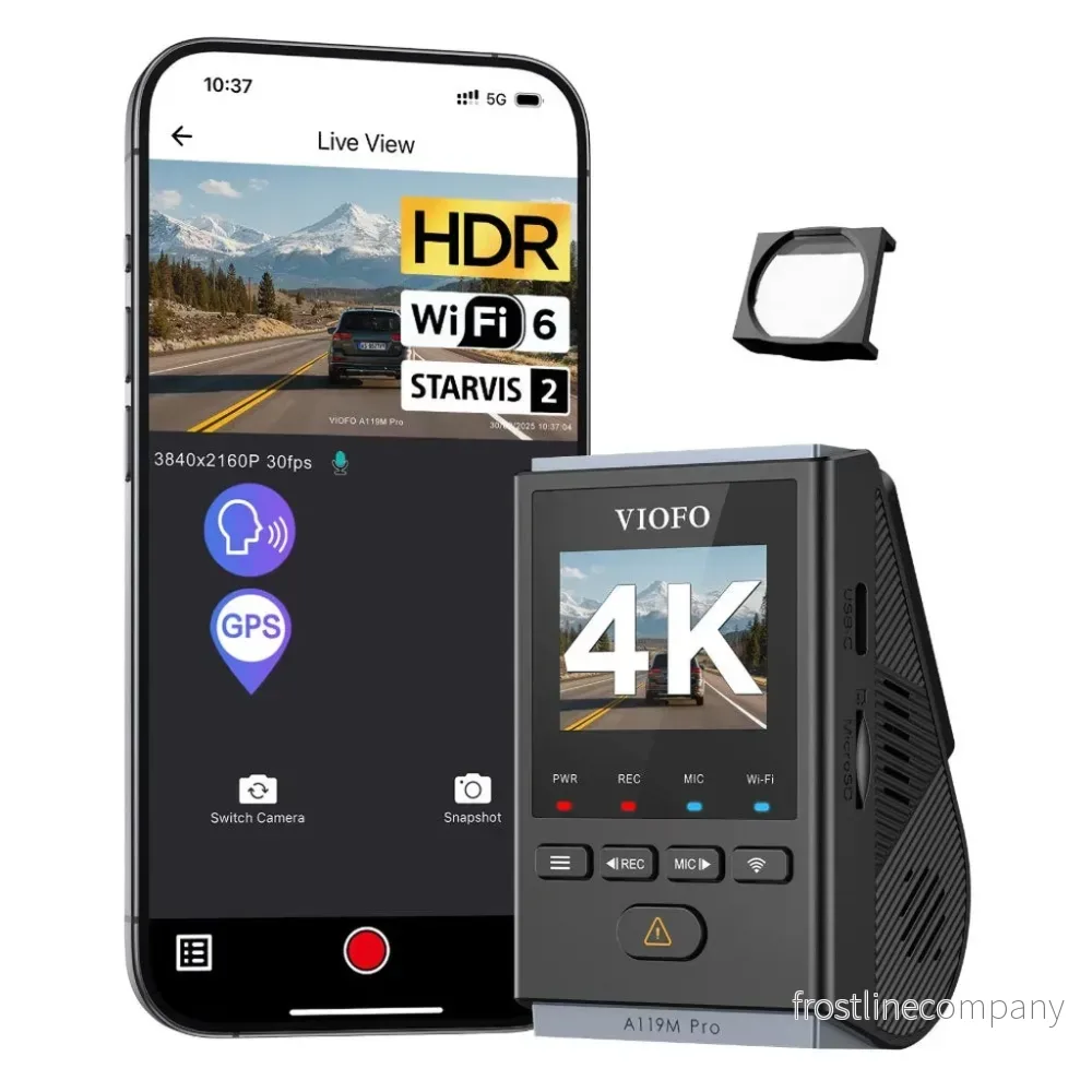 Viofo A119M Pro 4K wifi GPS-dashcam Viofo A119M Pro 4K wifi GPS-dashcam