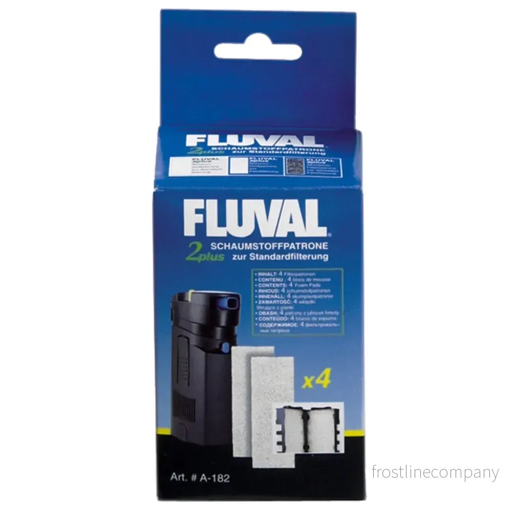 Filtermatta Fluval 2 Plus A182 – Originalmattor i 4-pack för optimal förfiltrering Filtermatta Fluval 2 Plus A182 – Originalmattor i 4-pack för optimal förfiltrering