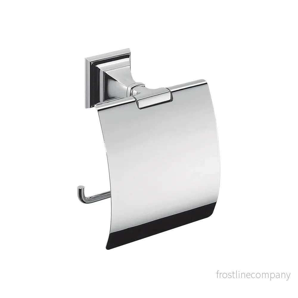 Toalettpappershållare Portofino m.lock krom