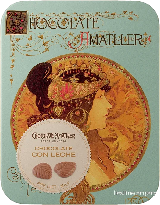 Amatller Plåtask löv ljus choklad Amatller Plåtask löv ljus choklad