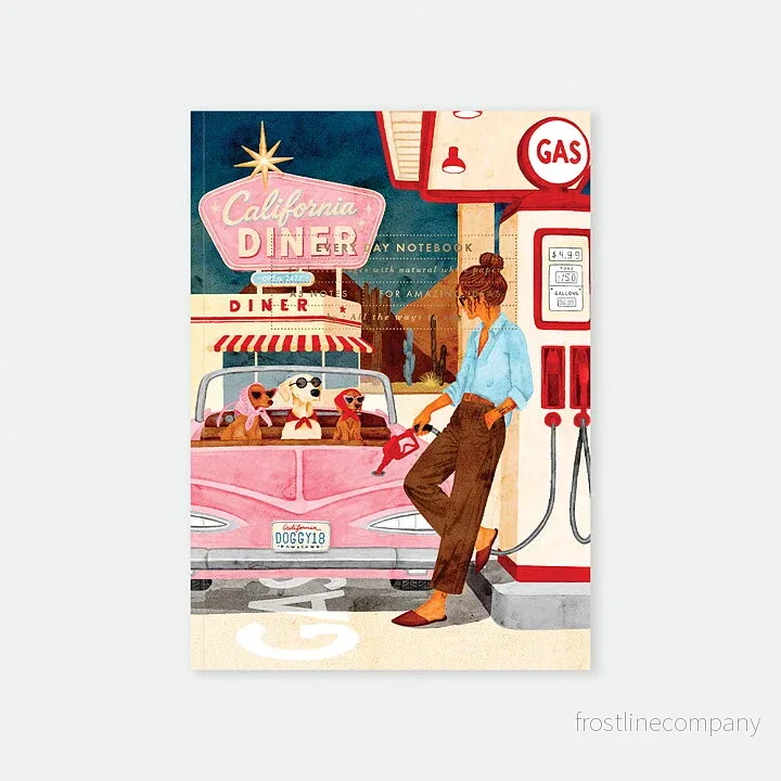 Anteckningsbok California Diner