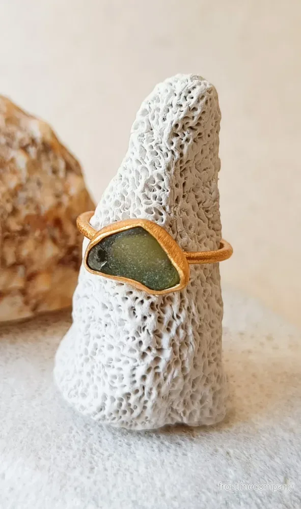 Ring strandglas nr 20 – size 16