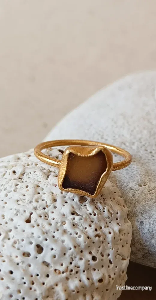 Ring strandglas nr 4 - size 17 - Bild 2