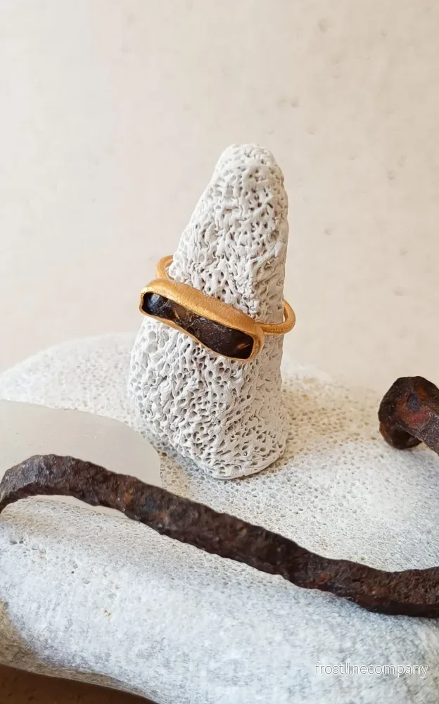 Ring strandglas nr 14 – size 17
