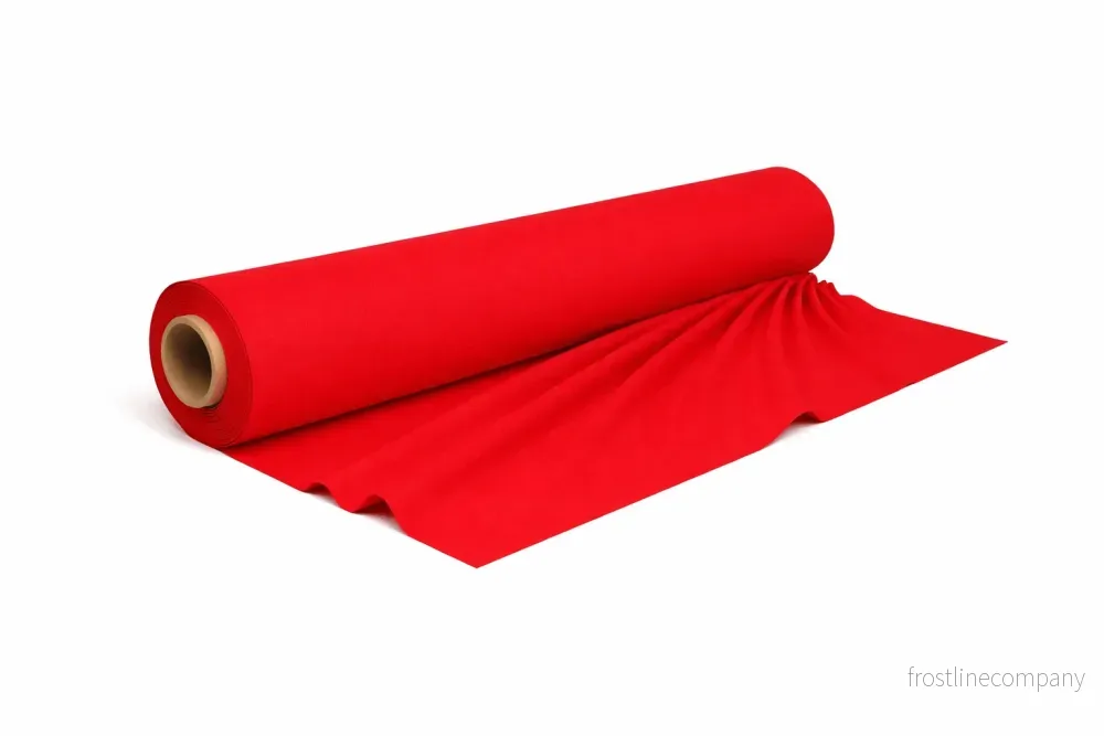 Deco Molton ECO · 260 cm · röd (3300) · kuponger - Bild 3