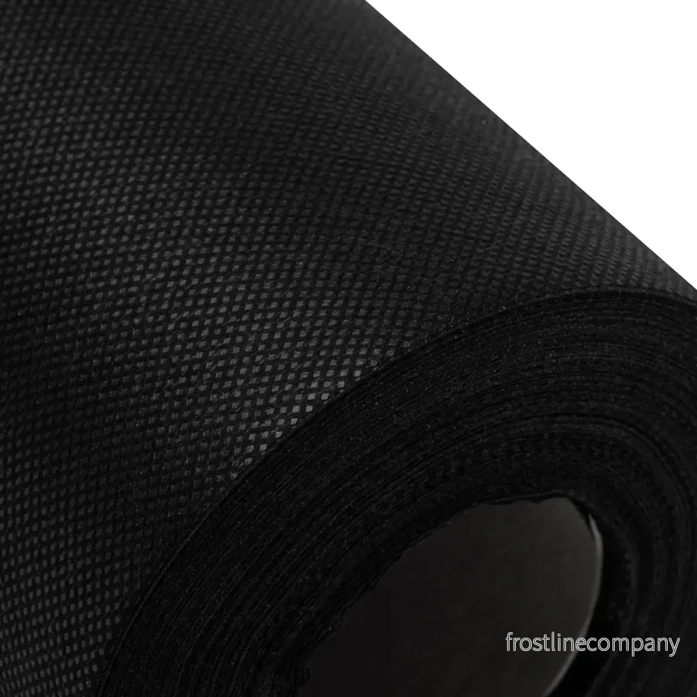 Bänkpapper Polyester Svart 50 m x 80 cm | Massagebänk lakan - Bild 2