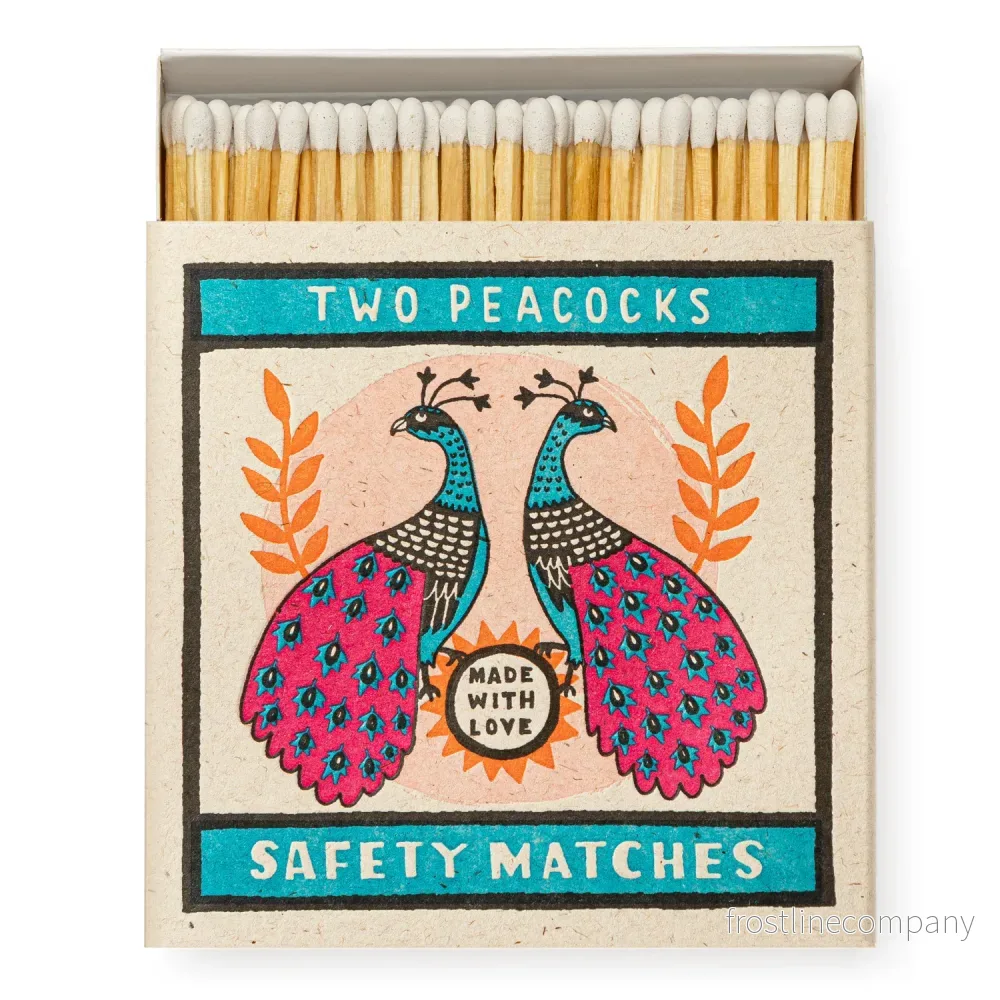 Tändstickor Archivist – Peacocks Tändstickor Archivist – Peacocks